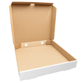 White 9" (Inch) Takeaway Pizza Box - 229x229x38mm