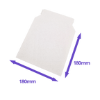 White Cardboard Envelopes - Premium Corrugated - 180x180mm