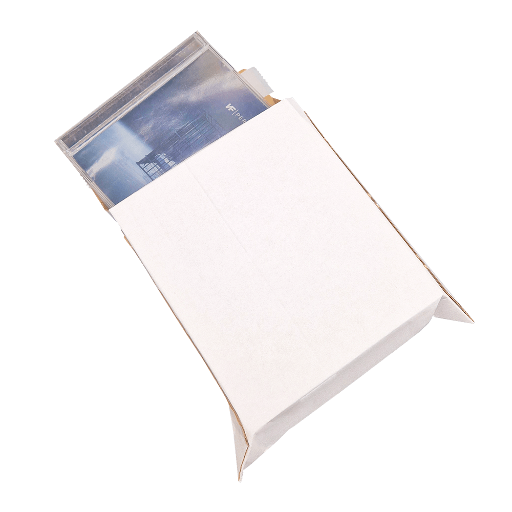 White Capacity Book Mailers - Premium Corrugated - 180x180mm