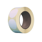1000 White Paper Circle Labels - Pack of 1
