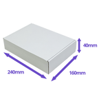White PiP Small Parcel Postal Box - 240x160x40mm