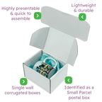White PiP Small Parcel Postal Box - 152x127x95mm