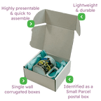 White PiP Small Parcel Postal Box - 160x150x75mm