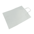 White Twist Handle Paper Carrier Bags - 240x110x310mm
